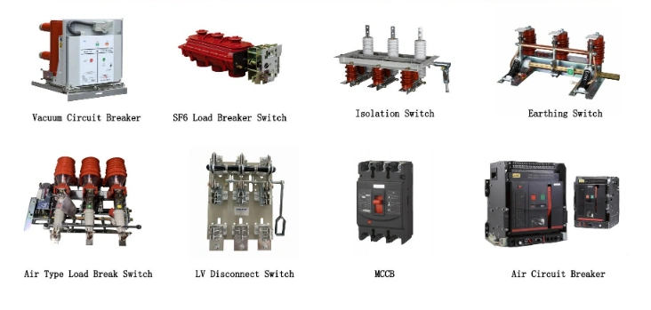 1250A 33kv Ring Main Unit Circuit Breaker Unit C F V